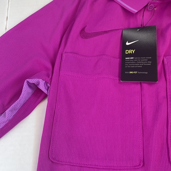 COPY - NWT NIKE DRI FIT Size XS FTBLL/SOCC Pullover With Buttons & Pockets AA07… - Picture 6 of 9